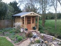 8 x 8 Workroom with a 2ft verandah to the front